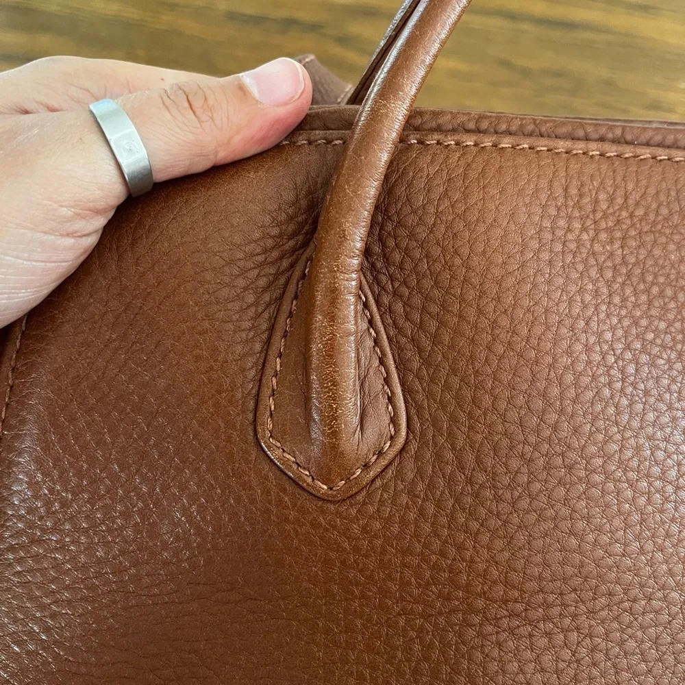 Vintage Coach Sonoma Satchel Brown Leather Shoulder Crossbody Bag - Picture 10 of 15